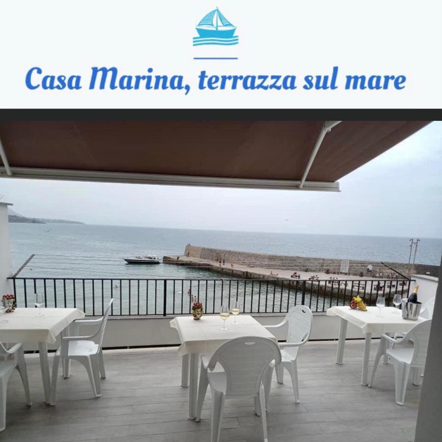 Casa Marina, La Terrazza Sul Mare Bed and Breakfast Cefalù Eksteriør billede
